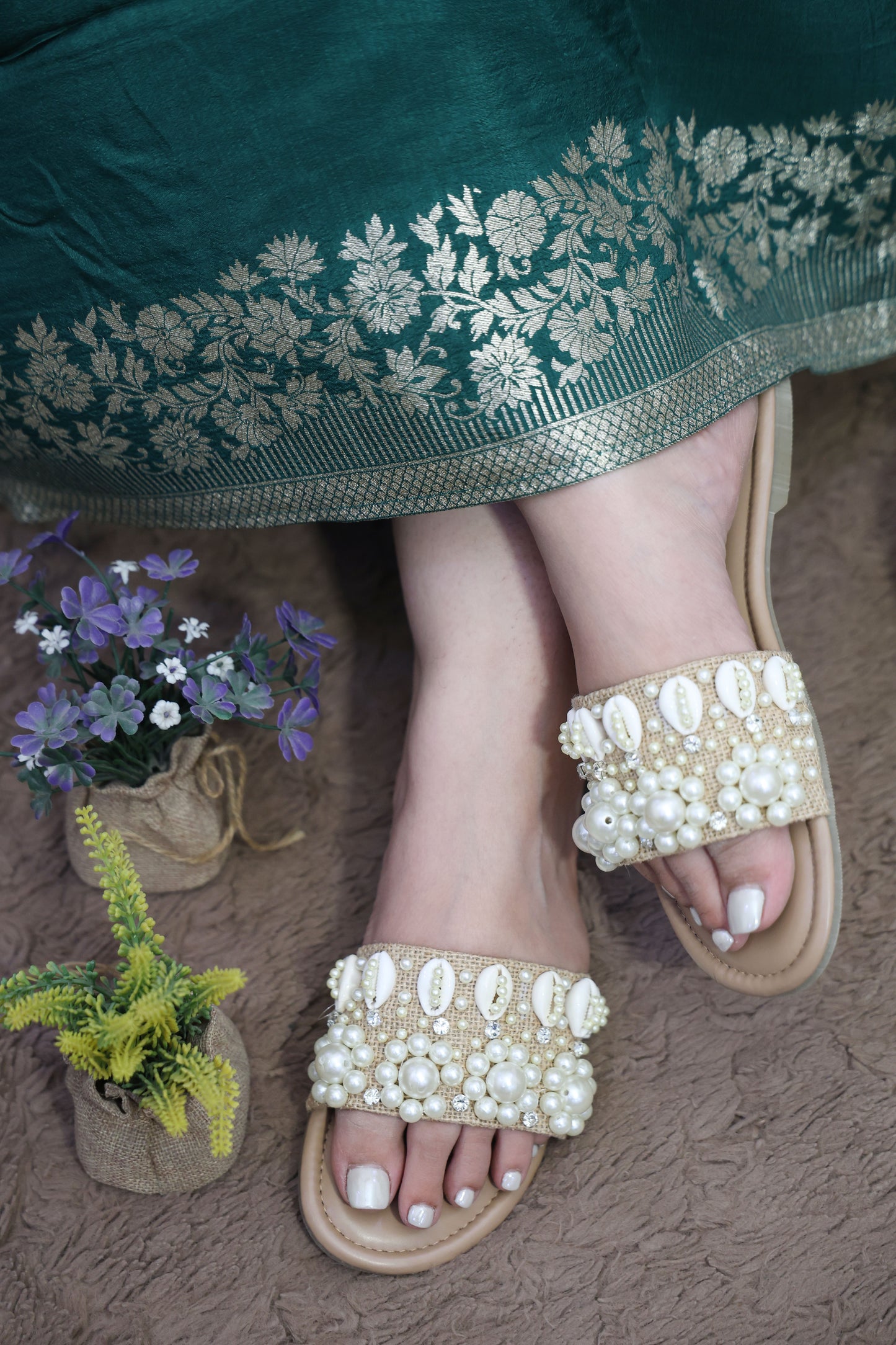 Seashell all Over Flats TT88