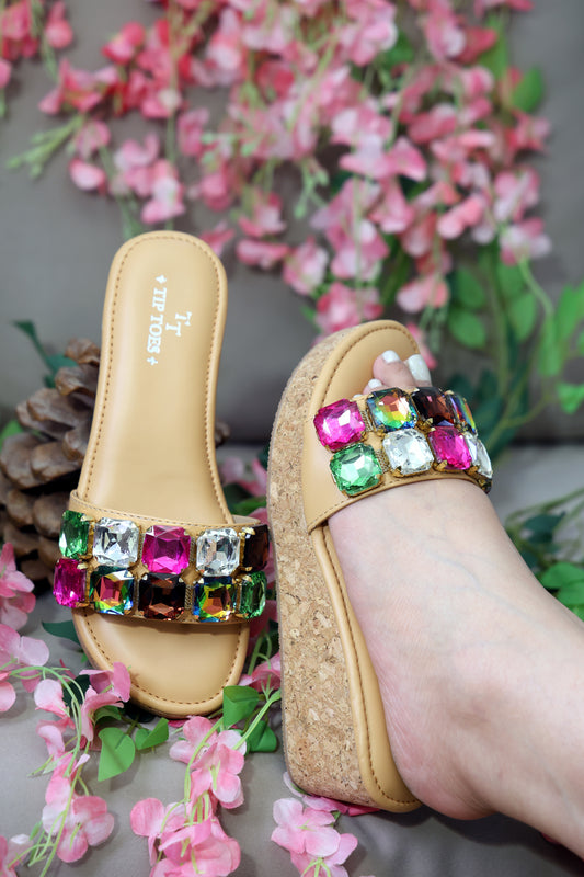 Rainbow Stone Wedge TT06