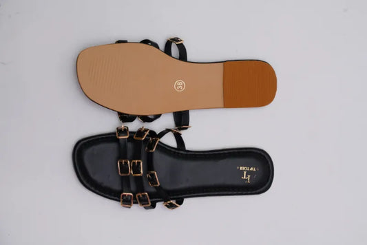Black Buckle Bliss Flat TT82