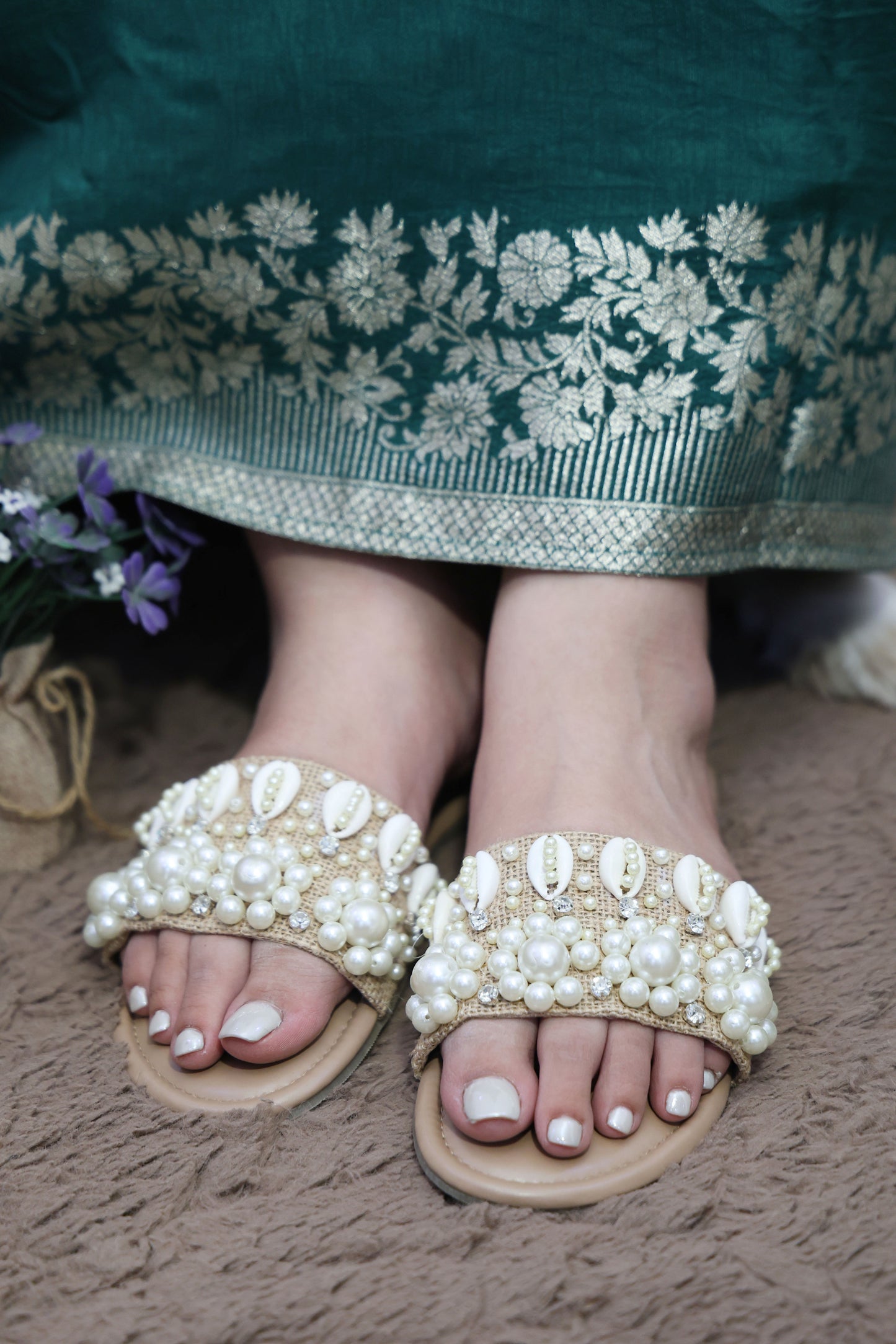 Seashell all Over Flats TT88