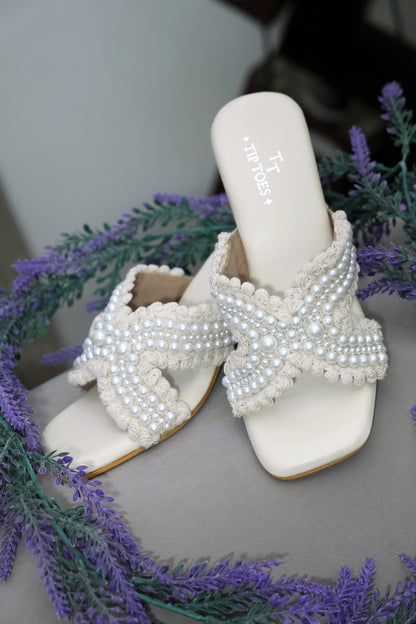 Pearl Block Heel TT93