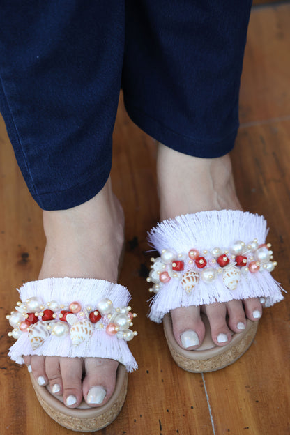 Red Pearl Wedges TT91