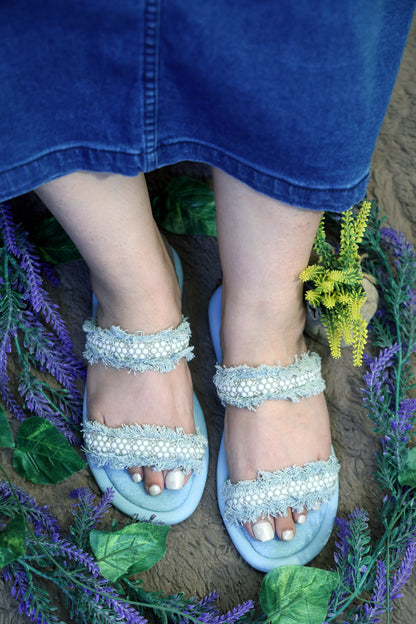 Pearl Denim Band Comforter TT126