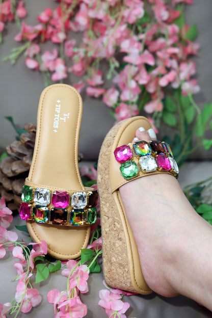 Rainbow Stone Wedge TT06