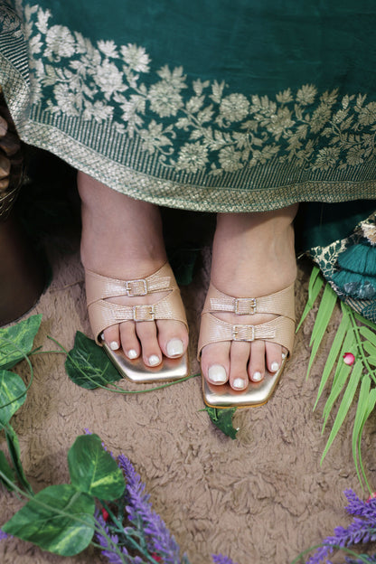 Buckle Rose Gold Heel TT136