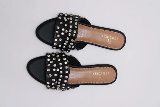 Black Pattern Pulse Flat TT22