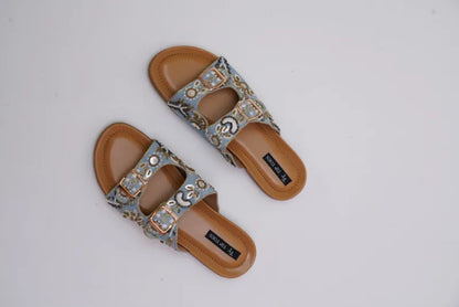 Grey Petal Pop Comfy Sandals TT81