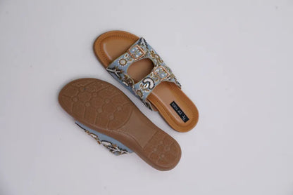 Grey Petal Pop Comfy Sandals TT81