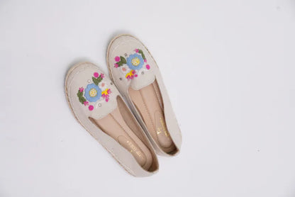 Cream Meadow Espadrilles TT48