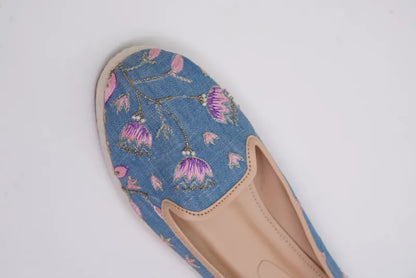 Blue Bloom Slip-Ons TT47