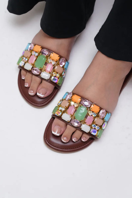 Multicolor Jewel Flat TT26