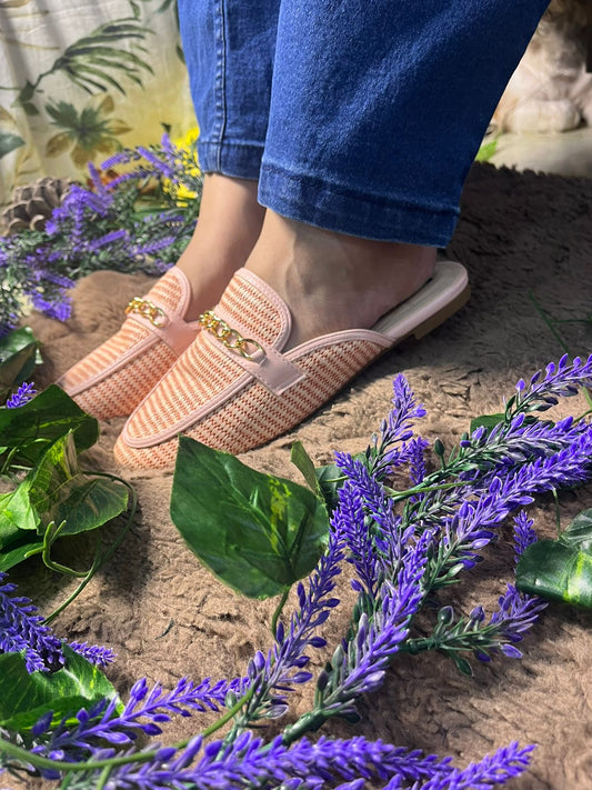 Peach mules TT148