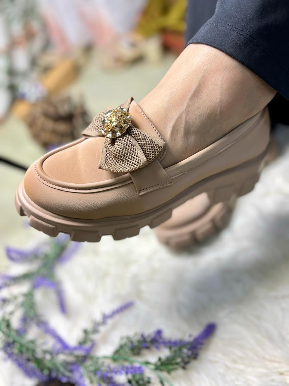 Blush Pink Loafers TT167